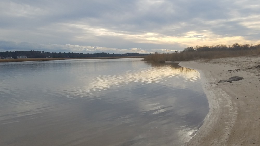 The little beach by the environmental center 20170104_145620